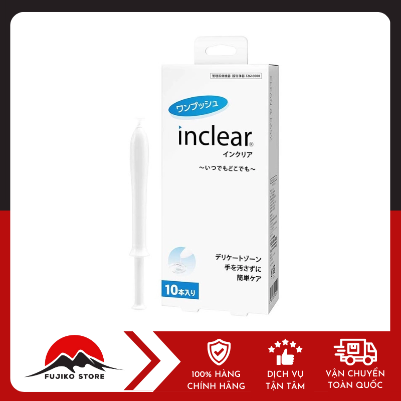 inclear-dua-than-ve-sinh-se-khit-vung-kin-inclear-10-chiec-hop-ảnh 1 Đũa thần vệ sinh se khít vùng kín Inclear 10 chiếc/ hộp INCLEAR