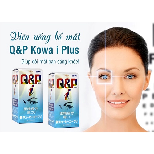 Viên uống bổ mắt Q&P chống mỏi mắt 270 viên KOWA
