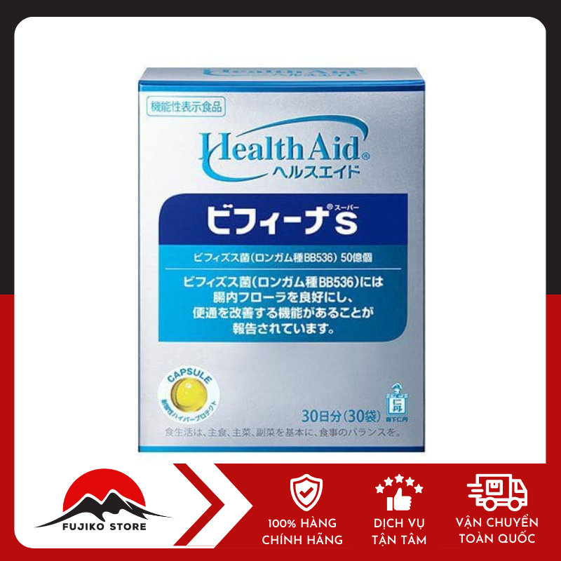 morishita-men-vi-sinh-health-aid-bifina-s-30-goi-ảnh 1 Men vi sinh Health Aid Bifina S 30 gói MORISHITA