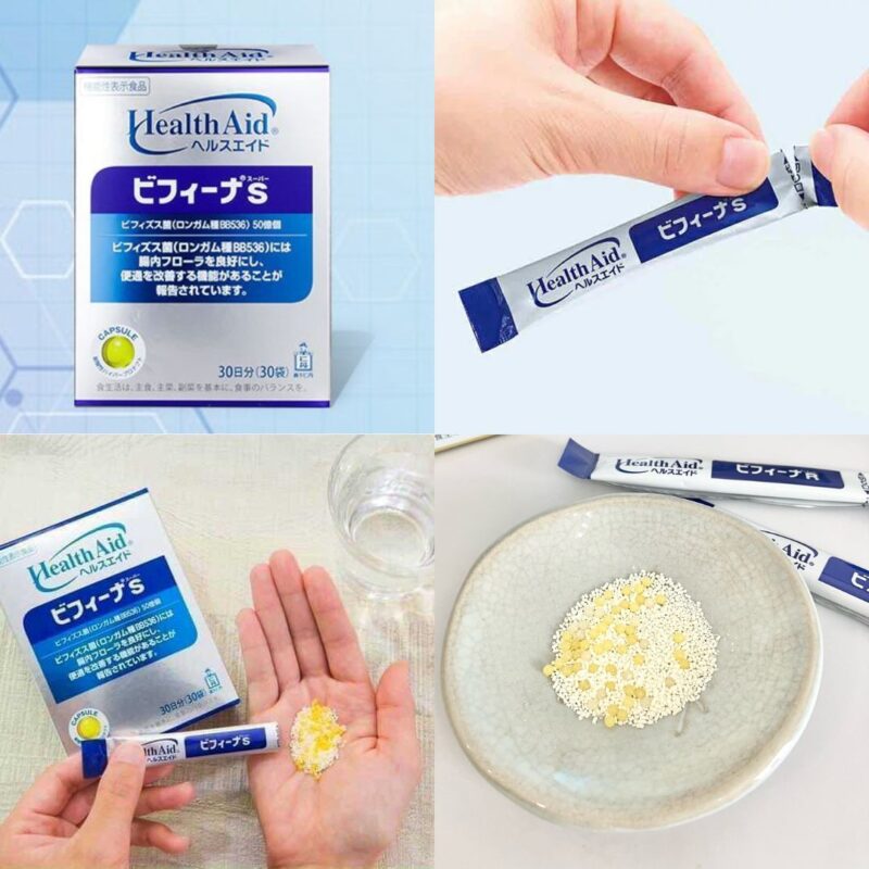 Men vi sinh Health Aid Bifina S 30 gói MORISHITA