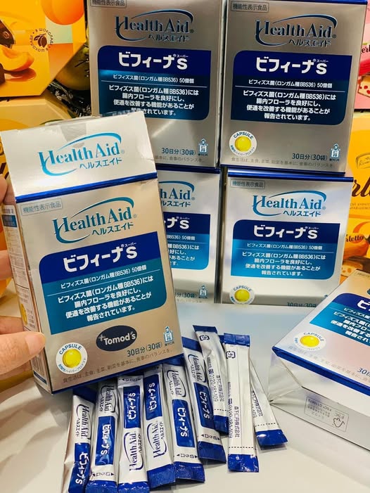 Men vi sinh Health Aid Bifina S 30 gói MORISHITA