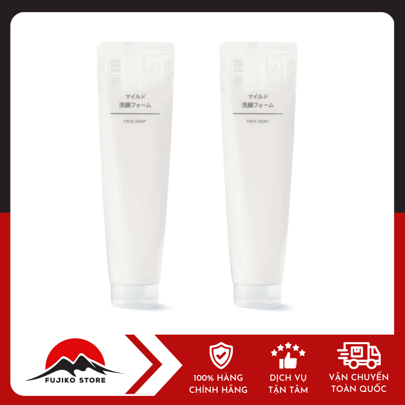 Sữa rửa mặt tẩy tế bào chết dưỡng ẩm MUJI