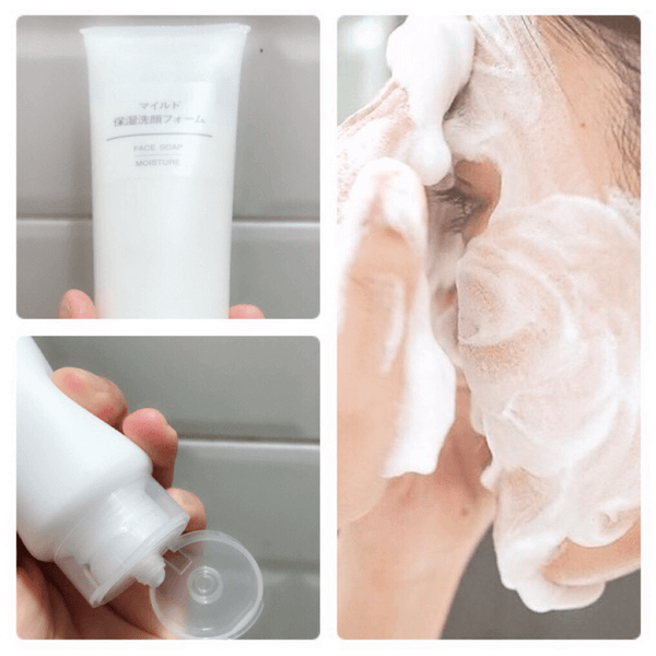 Sữa rửa mặt tẩy tế bào chết dưỡng ẩm MUJI
