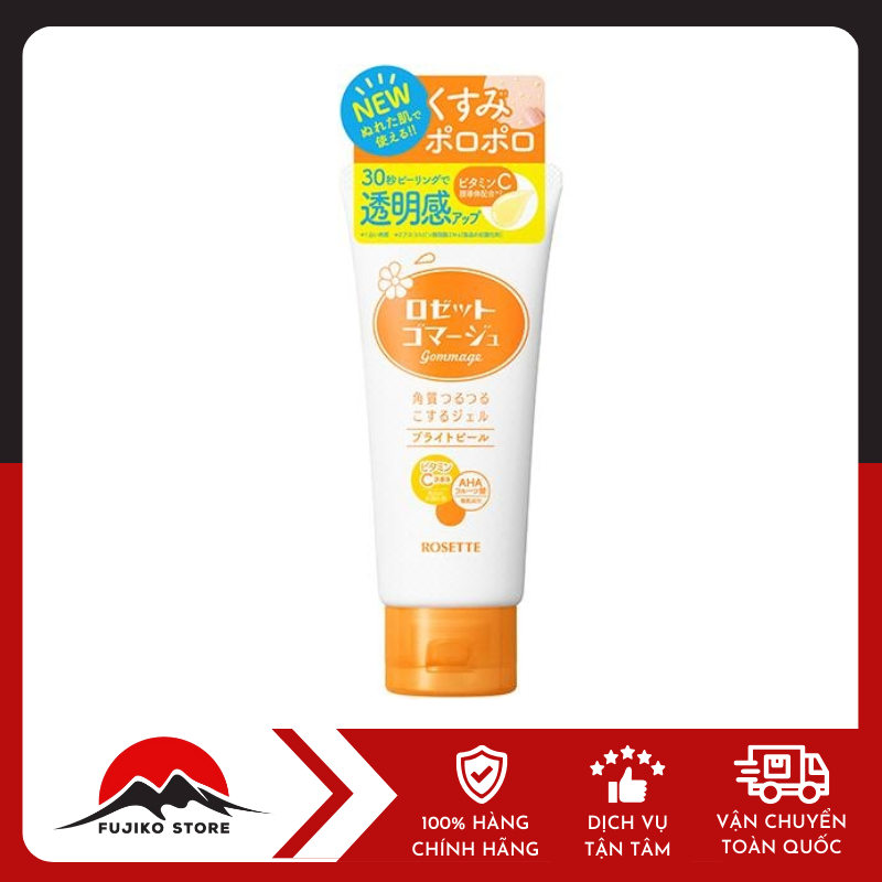 Gel tẩy da chết làm sáng da 120g ROSETTE