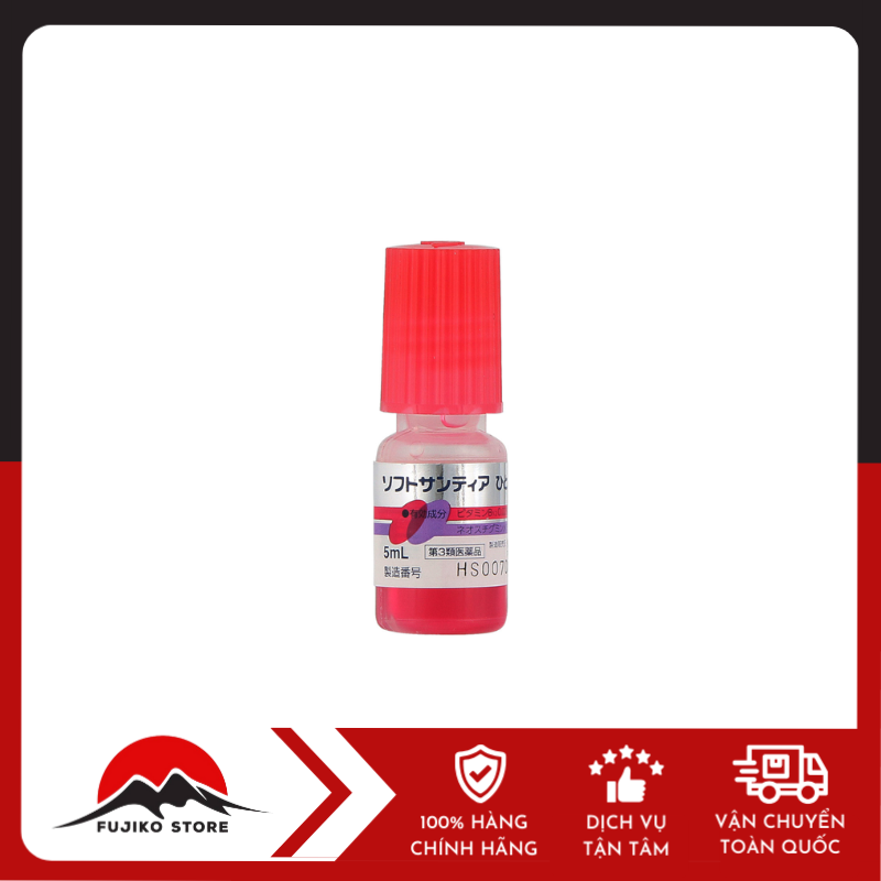 Nước nhỏ mắt nhân tạo Soft Santear giảm mỏi mắt 5ml SANTEN