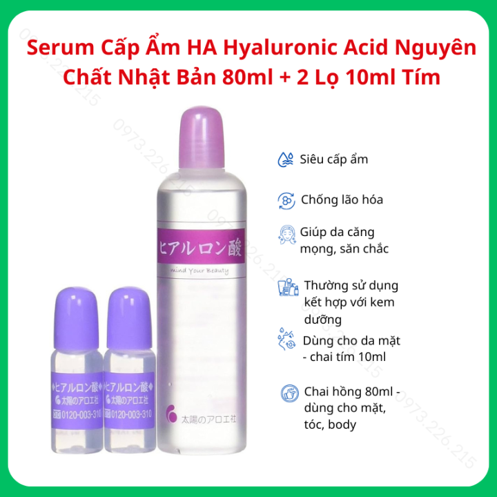 Serum HA siêu dưỡng ẩm 80ml SEIWA INTERNATIONAL