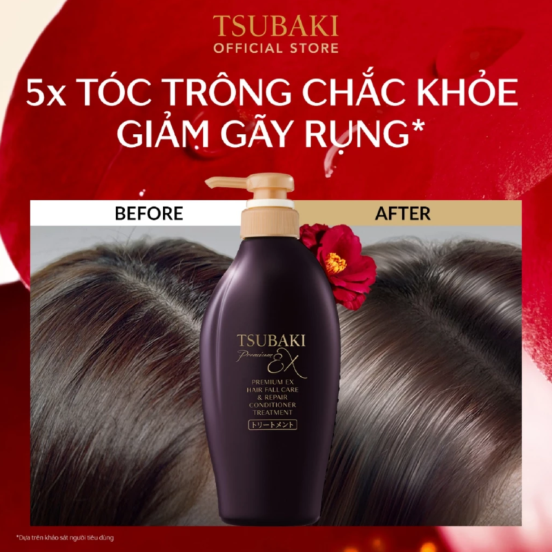 Dầu xả Tsubaki phục hồi giảm gãy rụng SHISEIDO