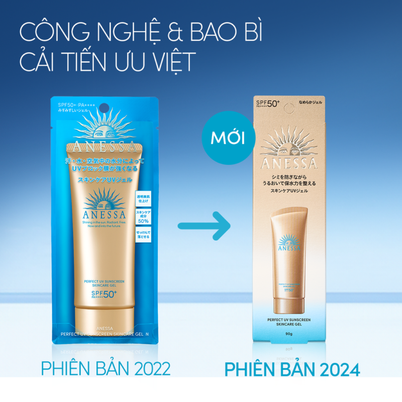 Gel chống nắng dưỡng ẩm Anessa SPF50+ SHISEIDO