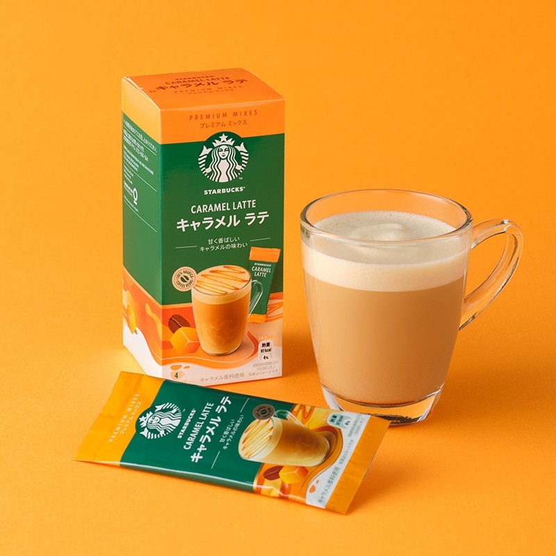 Cà phê hòa tan cao cấp Caramel Latte 4 gói STARBUCKS