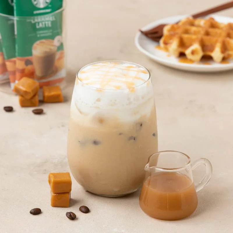 Cà phê hòa tan cao cấp Caramel Latte 4 gói STARBUCKS