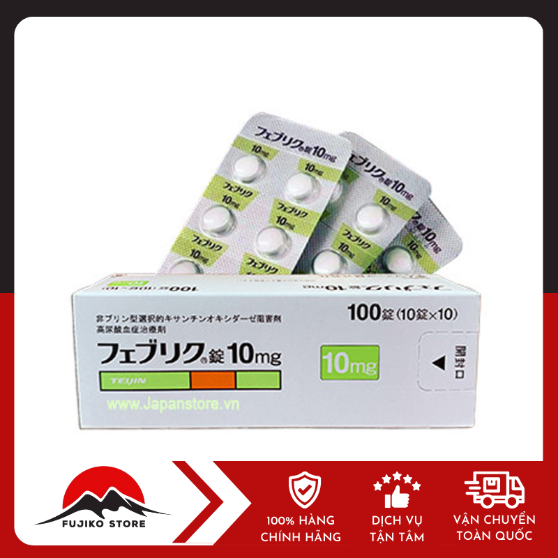 teijin-vien-uong-dieu-tri-gout-feburic-10mg-100v-ẢNH 2