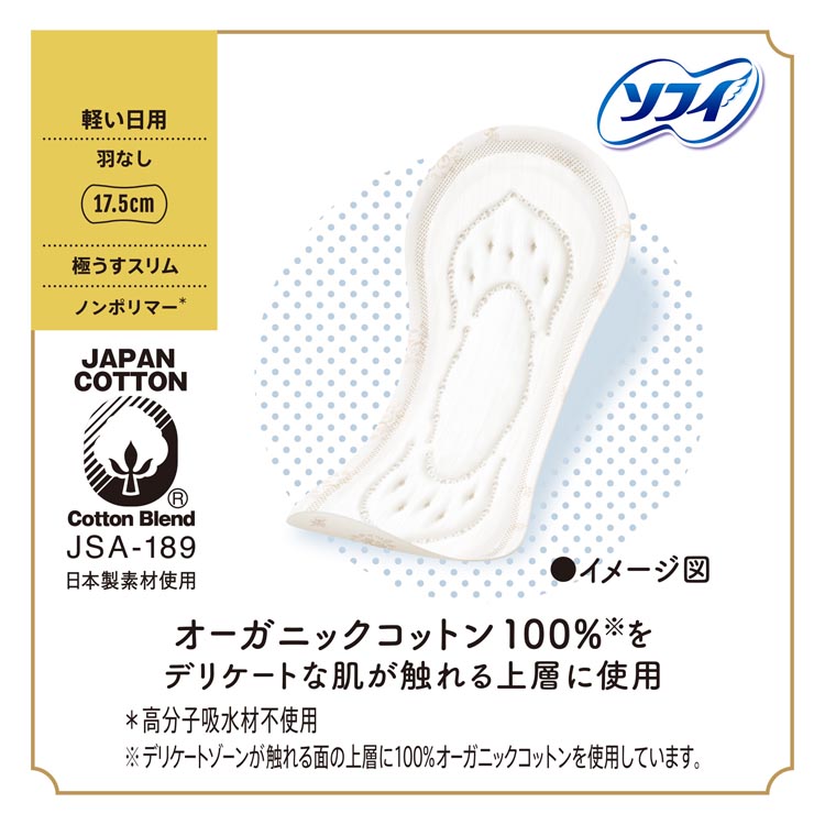 BVS Organic hàng ngày siêu mỏng 17.5cm UNICHARM