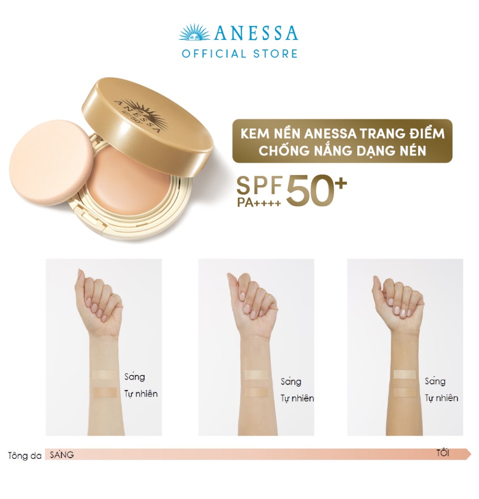 Phấn nền trang điểm chống nắng SPF50+ ANESSA