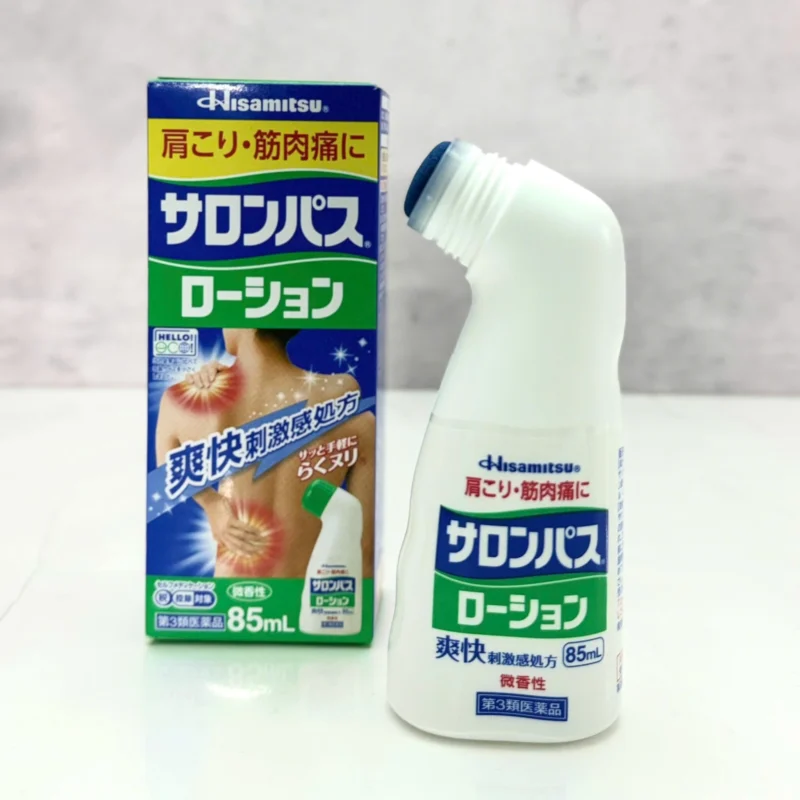 Lăn xoa bóp SALONPAS giảm sưng đau giữ ấm cơ thể HISAMITSU