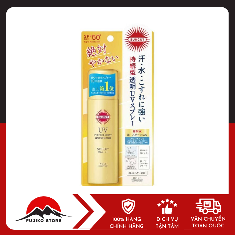 Xịt Chống Nắng Siêu Chống Nước SUNCUT