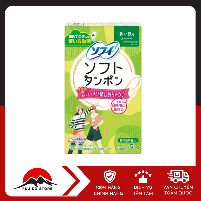BVS Tampon Soft mềm ngày siêu nhiều 9c UNICHARM