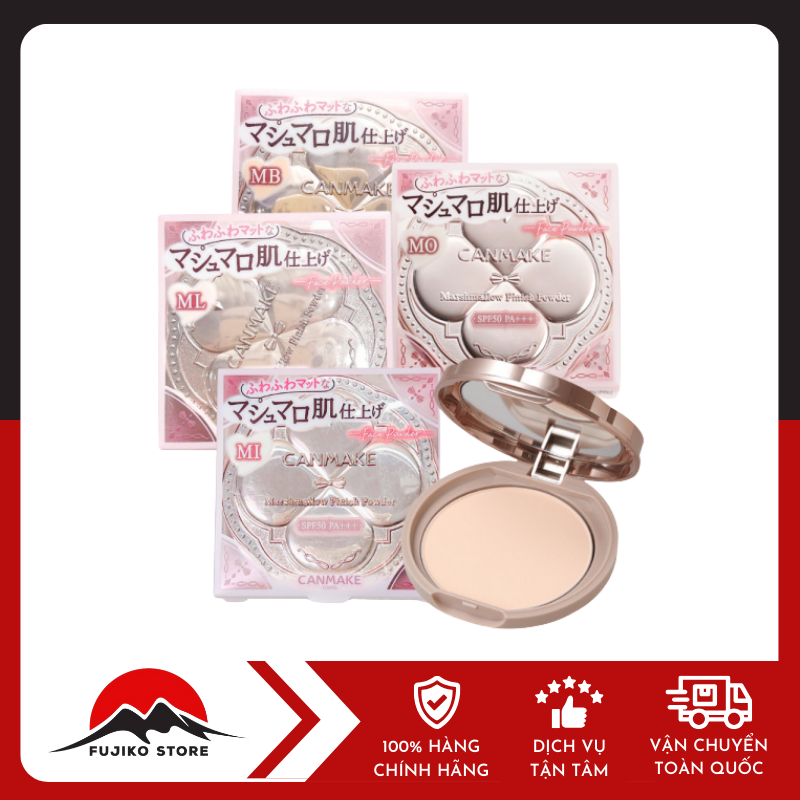 Phấn phủ kiềm dầu siêu mịn chống nắng CANMAKE