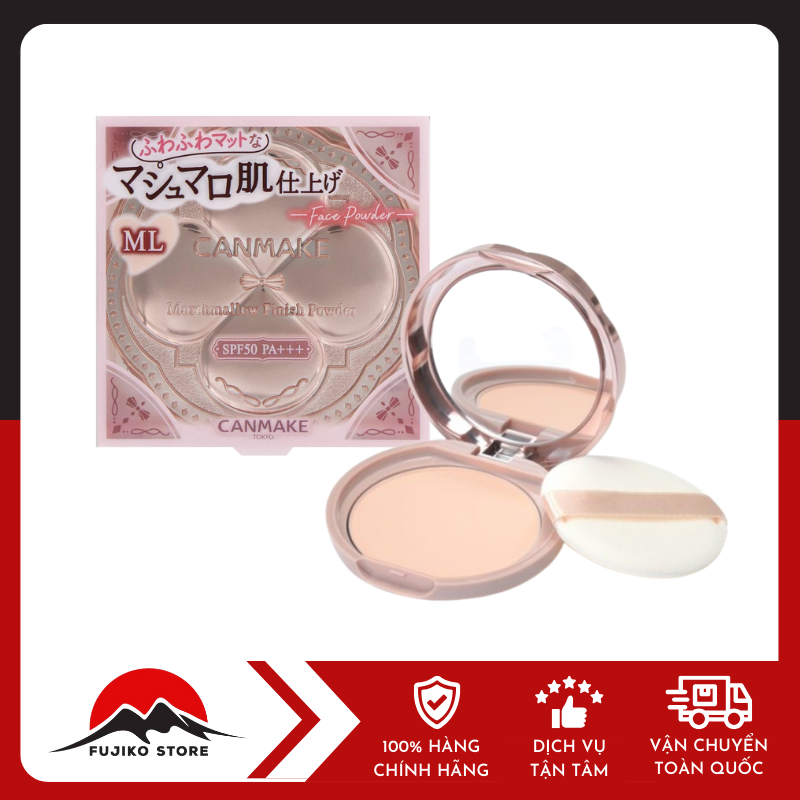 Phấn phủ kiềm dầu siêu mịn chống nắng CANMAKE