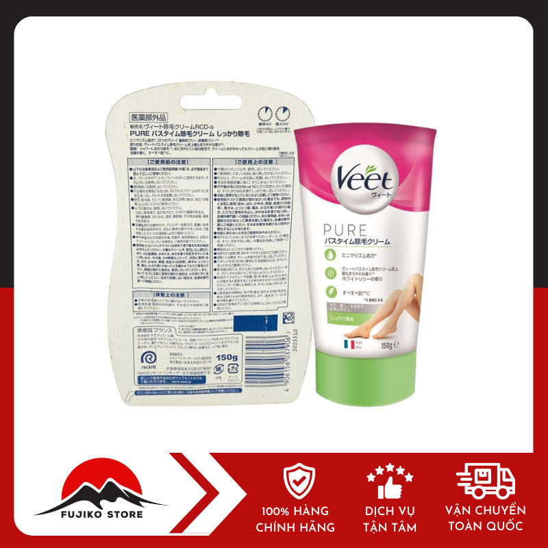 Kem tẩy lông Veet Pure dưỡng ẩm RECKITT