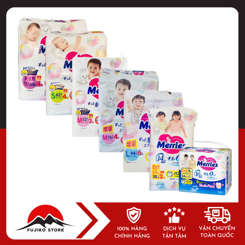 Bỉm dán quần các size MERRIES