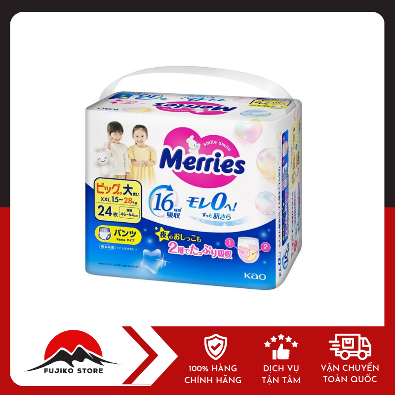 Bỉm dán quần các size MERRIES