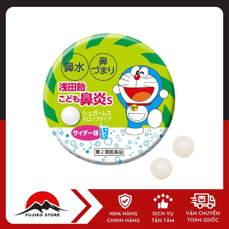 Kẹo ngậm giảm ho & viêm họng 5-14 tuổi ASADA