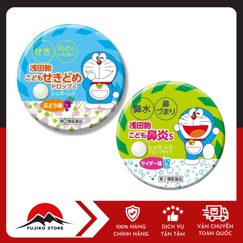 Kẹo ngậm giảm ho & viêm họng 5-14 tuổi ASADA