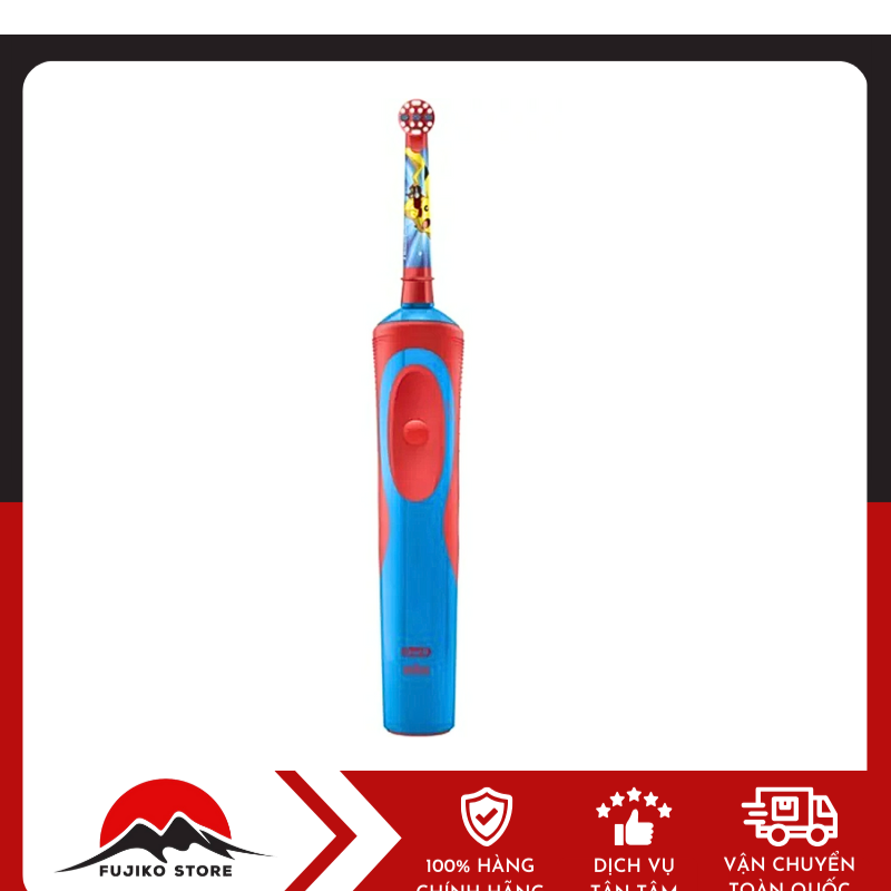Bàn chải điện Pokemon cho bé từ 3 tuổi BRAUN