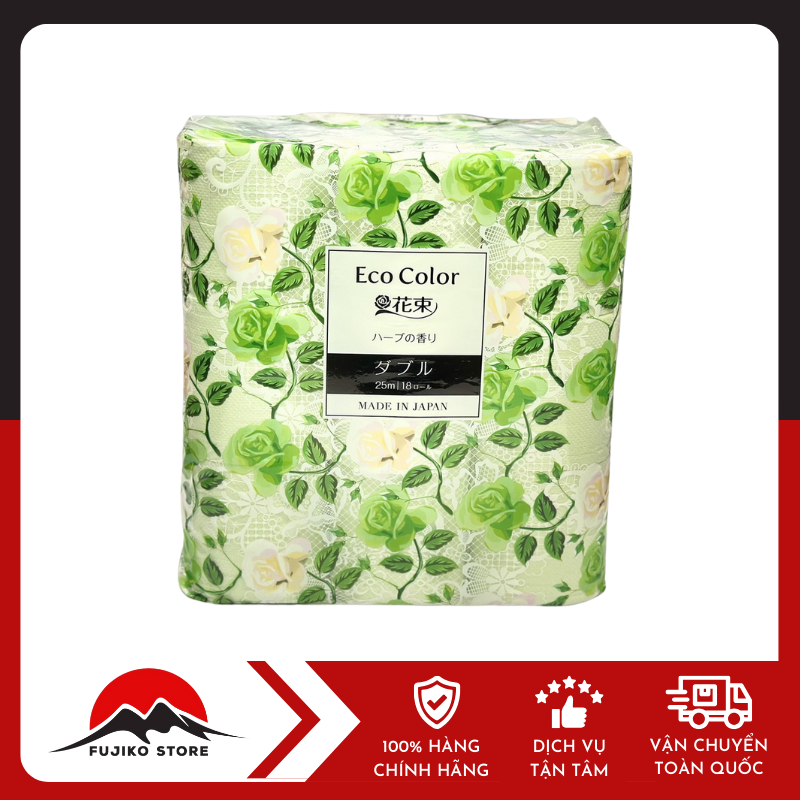 eco-color-giay-ve-sinh-17m-x-18-cuon-ảnh 2 Giấy vệ sinh 17m x 18 cuộn ECO COLOR