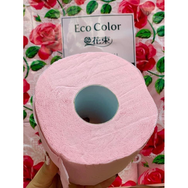 Giấy vệ sinh 17m x 18 cuộn ECO COLOR