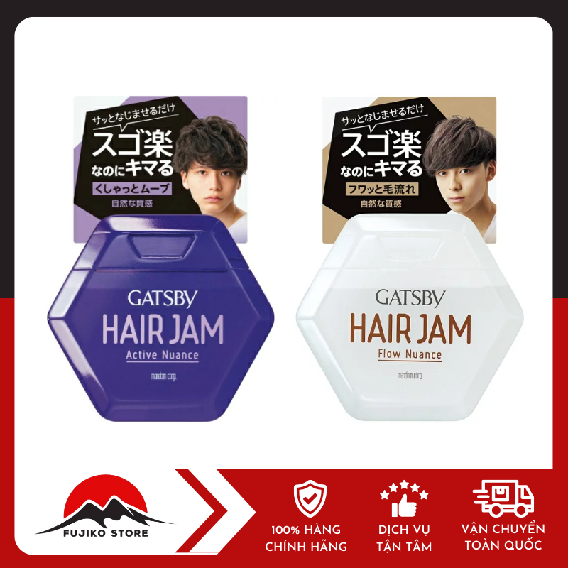 Gel vuốt tóc nam Hair jam 110ml GATSBY