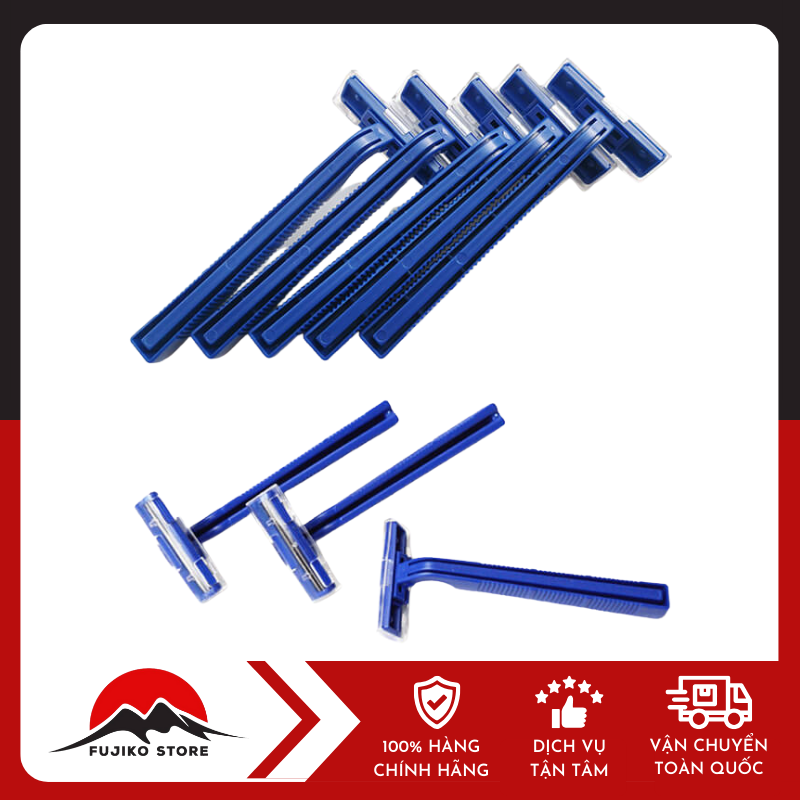 Dao cạo râu 2 lưỡi 10 chiếc KAI