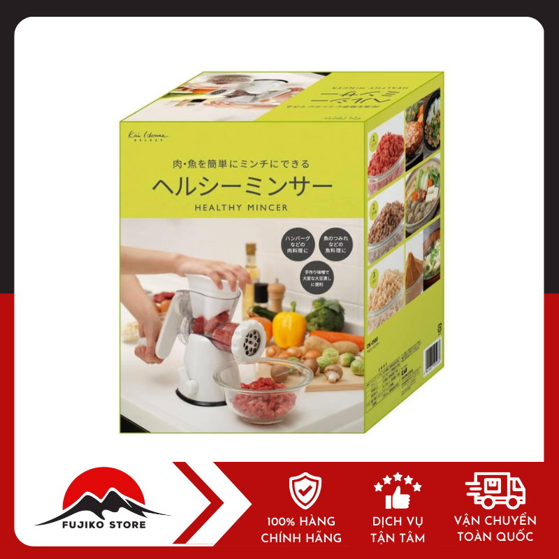 Máy xay thịt cầm tay làm từ thép không gỉ KAI