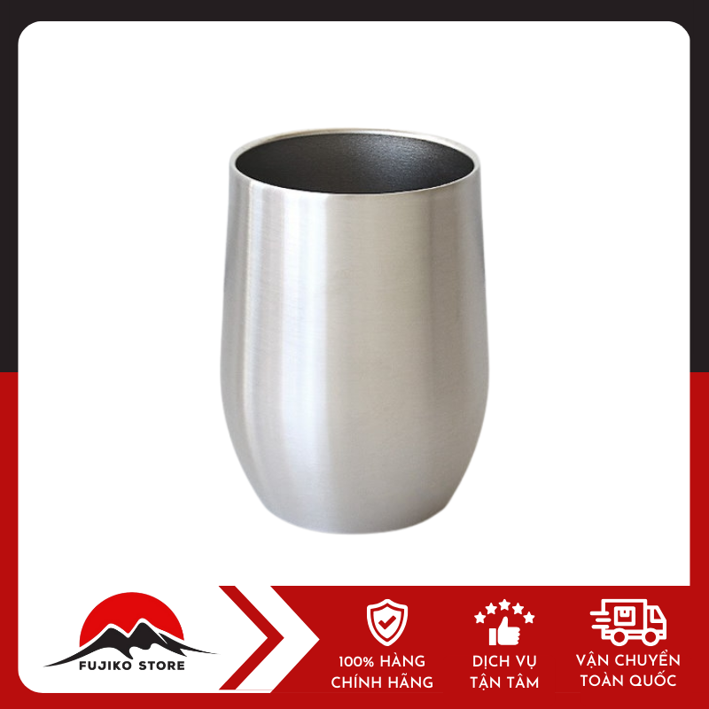 Cốc giữ nhiệt chân không 400ml dáng bầu KAKUSEE