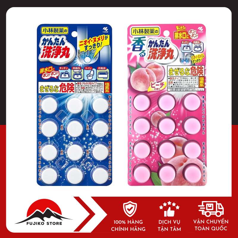 Viên sủi thông tắc đường ống KOBAYASHI