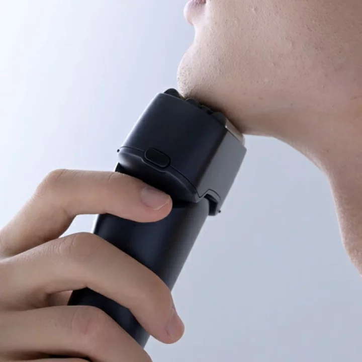 Máy cạo râu 4 lưỡi màu xanh ghi LASIKU