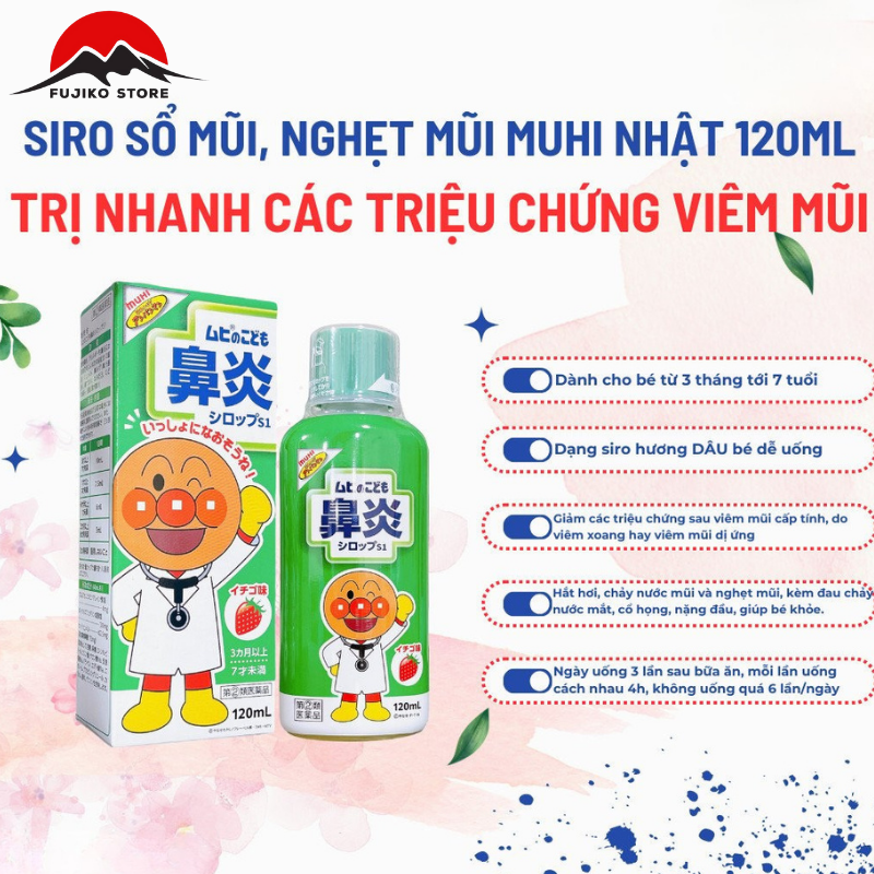 Siro cho bé 120ml MUHI