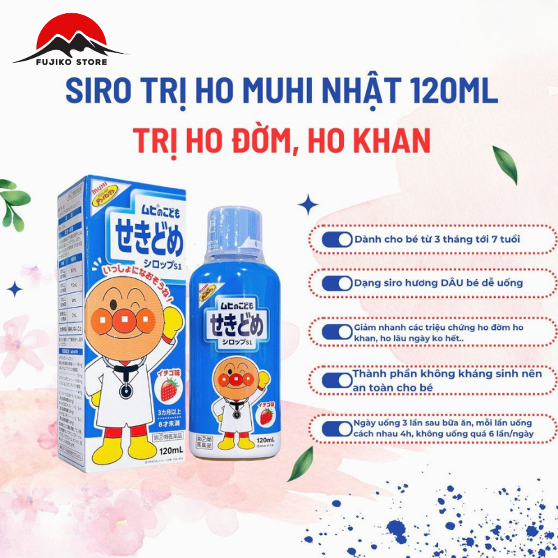 Siro cho bé 120ml MUHI