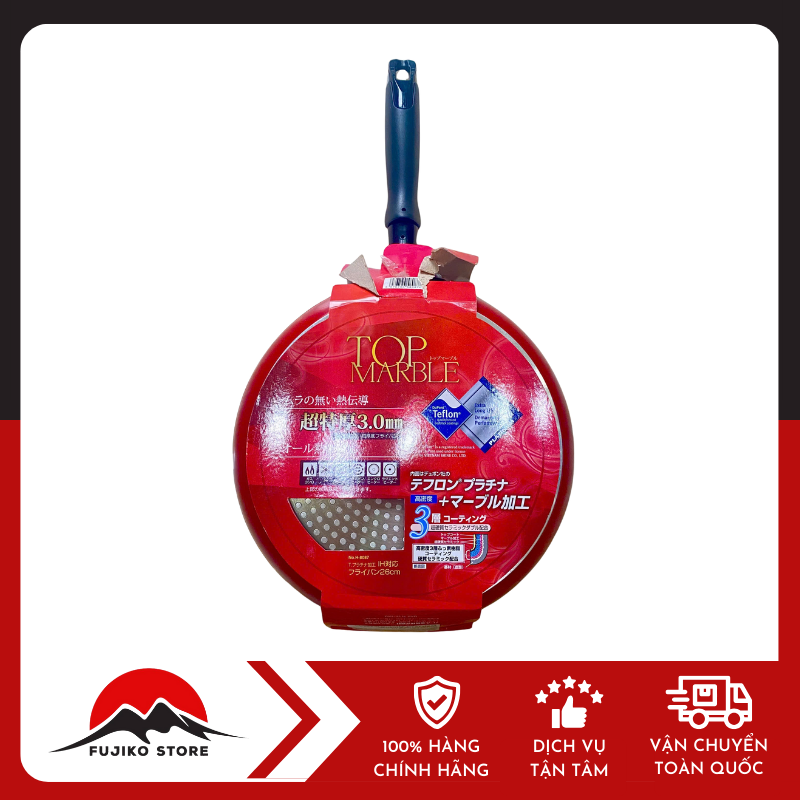 Chảo tráng Platinum chống dính 26cm PEARL METAL