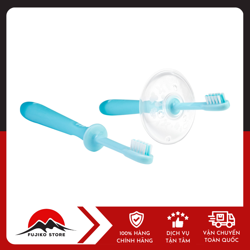 Set 2 bàn chải đánh răng cho bé từ 1.5 tuổi PIGEON