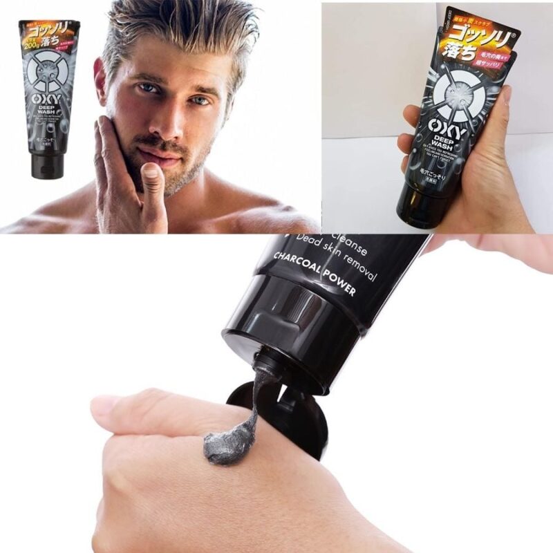 Sữa rửa mặt Oxy cho nam 130g ROHTO