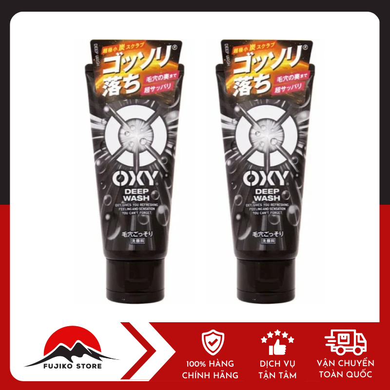 Sữa rửa mặt Oxy cho nam 130g ROHTO