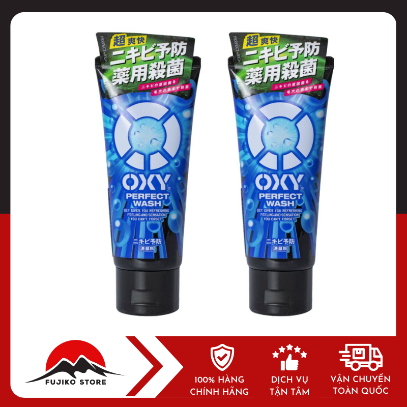 Sữa rửa mặt Oxy cho nam 130g ROHTO