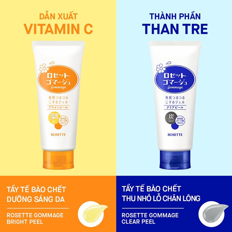 Gel tẩy da chết 120g ROSETTE