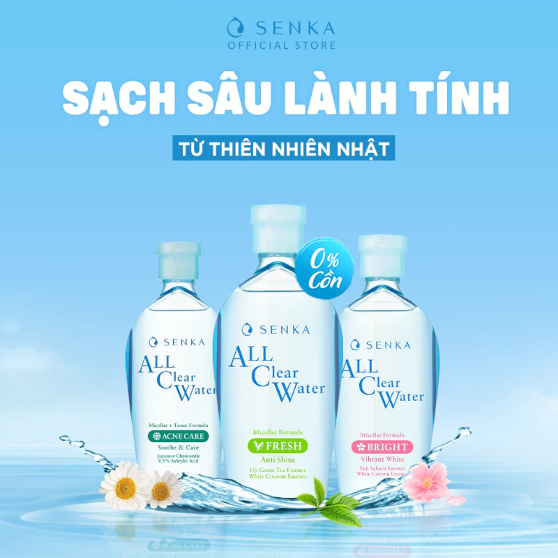 Nước tẩy trang Senka 230ml SHISEIDO
