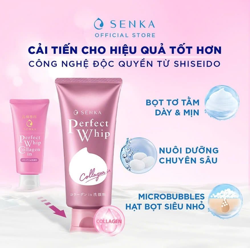 Sữa rửa mặt Perfect Whip SHISEIDO