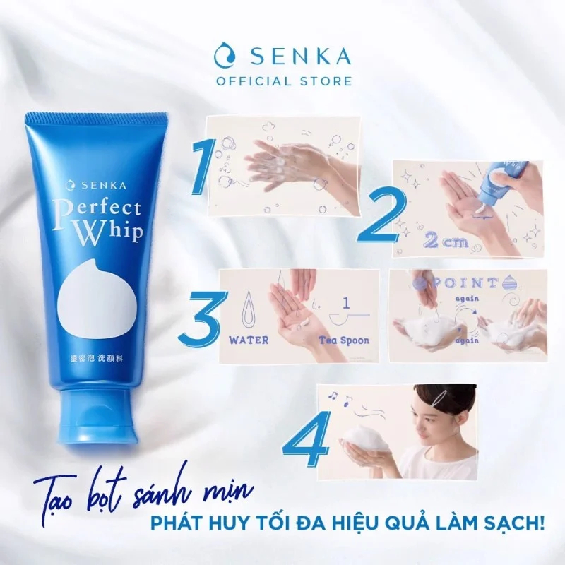 Sữa rửa mặt Perfect Whip SHISEIDO