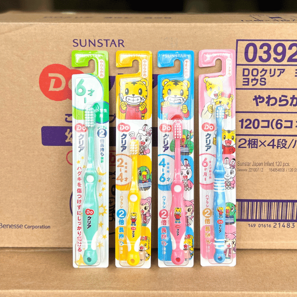 Bàn chải đánh răng cho bé 2-4 tuổi SUNSTAR