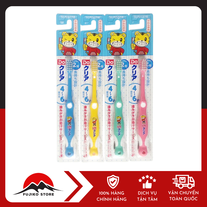Bàn chải đánh răng cho bé 4-6 tuổi SUNSTAR