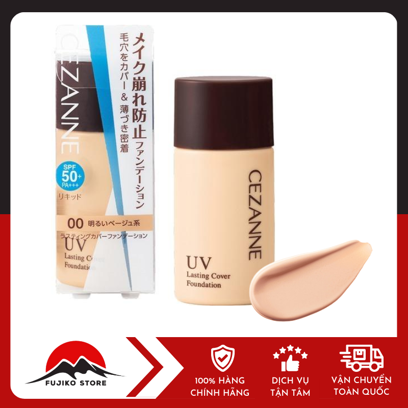 Kem nền lâu trôi che phủ cao SPF50+ CEZANNE